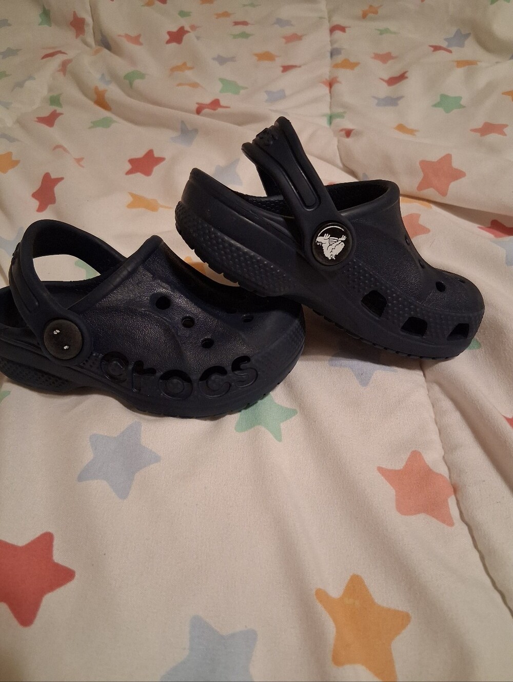 Toddler Navy Blue Crocs Size 5c